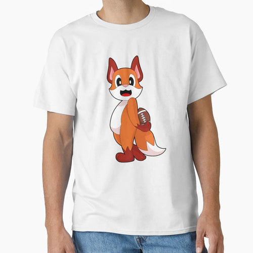 Fox American Football T-Shirt - Casual Everyday Wear Men Women - T-Shirt, Sweatshirt, Hoodie