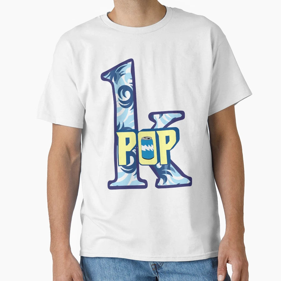 Pop Music Letter K Typography T-Shirt - Trendy Graphic Men Women - T-Shirt, Sweatshirt, Hoodie