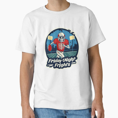 Friday Night Frights Skeleton T-Shirt - Custom Art Print for Adults - T-Shirt, Sweatshirt, Hoodie