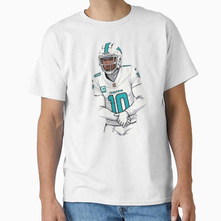 TH Dolphins 10 Best Player T-Shirt - Custom Art Print for Adults - T-Shirt, Sweatshirt, Hoodie