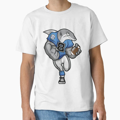 Sec Championship White Shark American T-Shirt - Trendy Graphic for Adults - T-Shirt, Sweatshirt, Hoodie