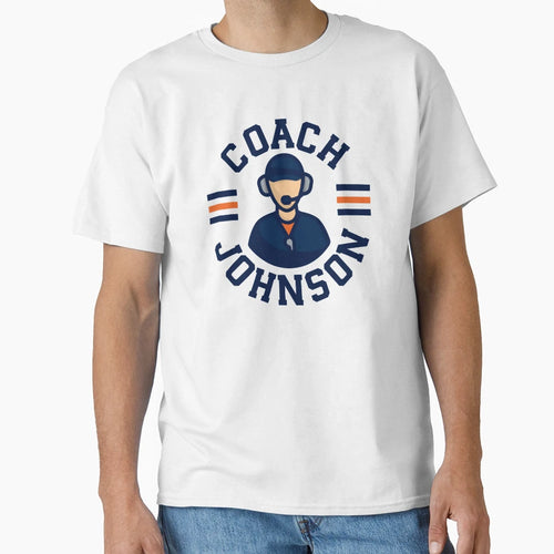 Chicago Bears Coach Ben Johnson Full T-Shirt - Novelty Apparel Unisex - T-Shirt, Sweatshirt, Hoodie