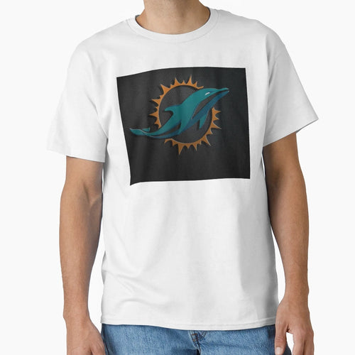 Dolphin Sun T-Shirt - Unique Graphic Men Women - T-Shirt, Sweatshirt, Hoodie