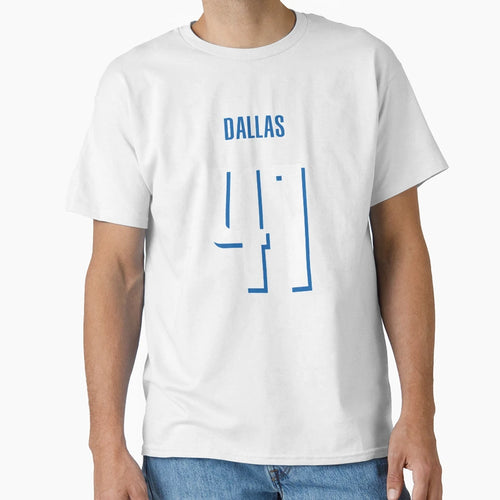 Dirk Nowitzki Dallas T-Shirt - Fun Novelty Design for Adults - T-Shirt, Sweatshirt, Hoodie