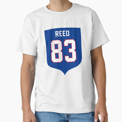Andre Reed 83 Emblem T-Shirt - Trendy Graphic for Adults - T-Shirt, Sweatshirt, Hoodie