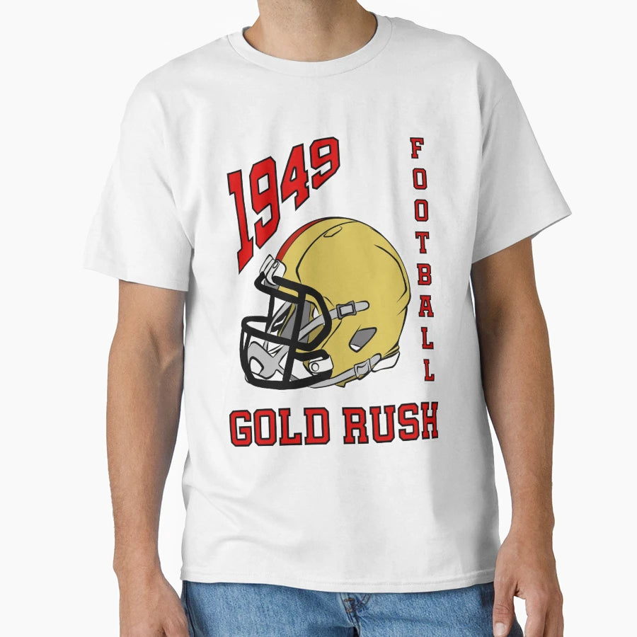 San Francisco Football T-Shirt - Aesthetic Graphic Men Women - T-Shirt, Sweatshirt, Hoodie