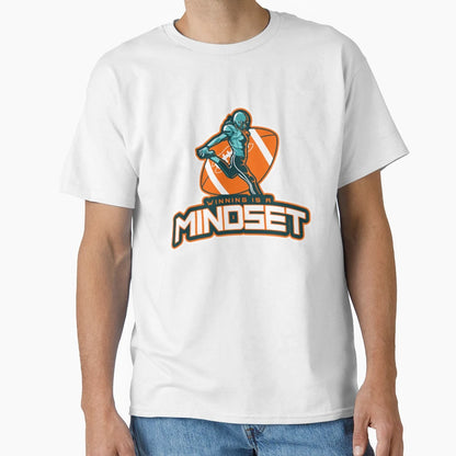 Winning Mindset Bold Football T-Shirt - Custom Art Print Unisex - T-Shirt, Sweatshirt, Hoodie