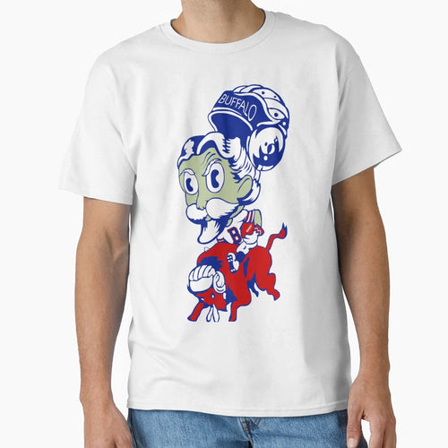 Buffalo Bill Football T-Shirt - Graphic Print Men Women - T-Shirt, Sweatshirt, Hoodie