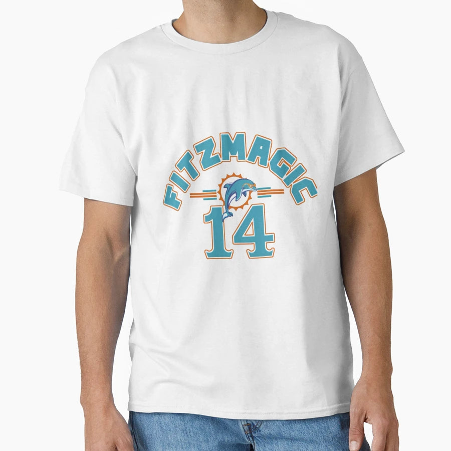 Football Miami Dolphins T-Shirt - Minimalist Print Men Women - T-Shirt, Sweatshirt, Hoodie