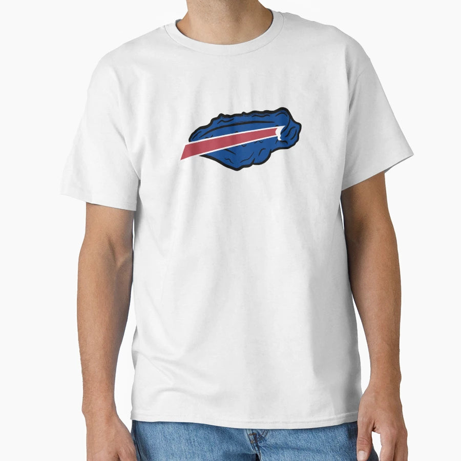 Buffalo Bills Chicken Wing Flat T-Shirt - Casual Everyday Wear Men Women - T-Shirt, Sweatshirt, Hoodie