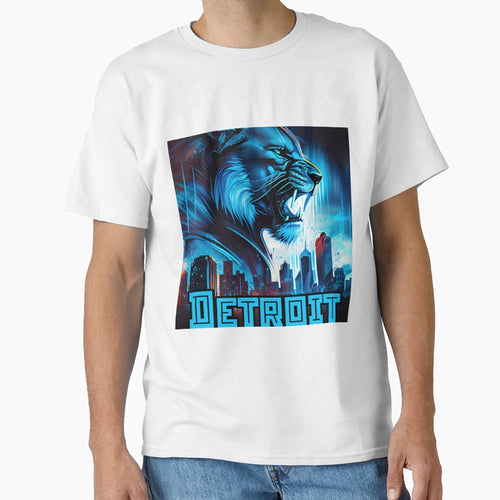 Detroit Football T-Shirt - Unique Graphic Unisex - T-Shirt, Sweatshirt, Hoodie