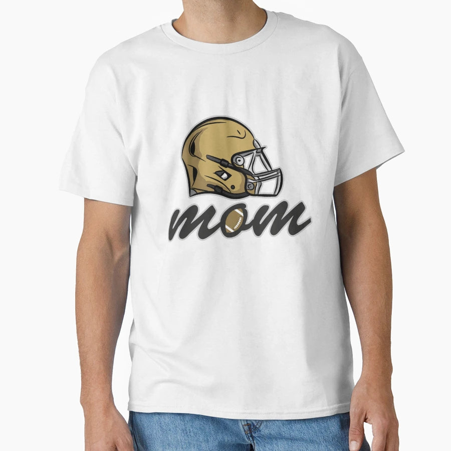 Football Mom T-Shirt - Custom Art Print Men Women - T-Shirt, Sweatshirt, Hoodie