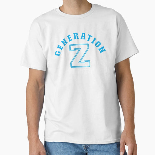 Generation Z Funny Gen Z T-Shirt - Minimalist Print for Adults - T-Shirt, Sweatshirt, Hoodie