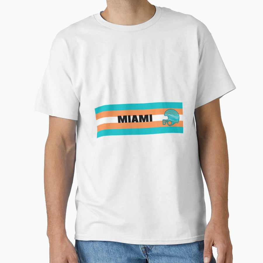 Miami Football Gift T-Shirt - Aesthetic Graphic for Adults - T-Shirt, Sweatshirt, Hoodie