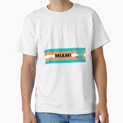 Miami Football Gift T-Shirt - Aesthetic Graphic for Adults - T-Shirt, Sweatshirt, Hoodie