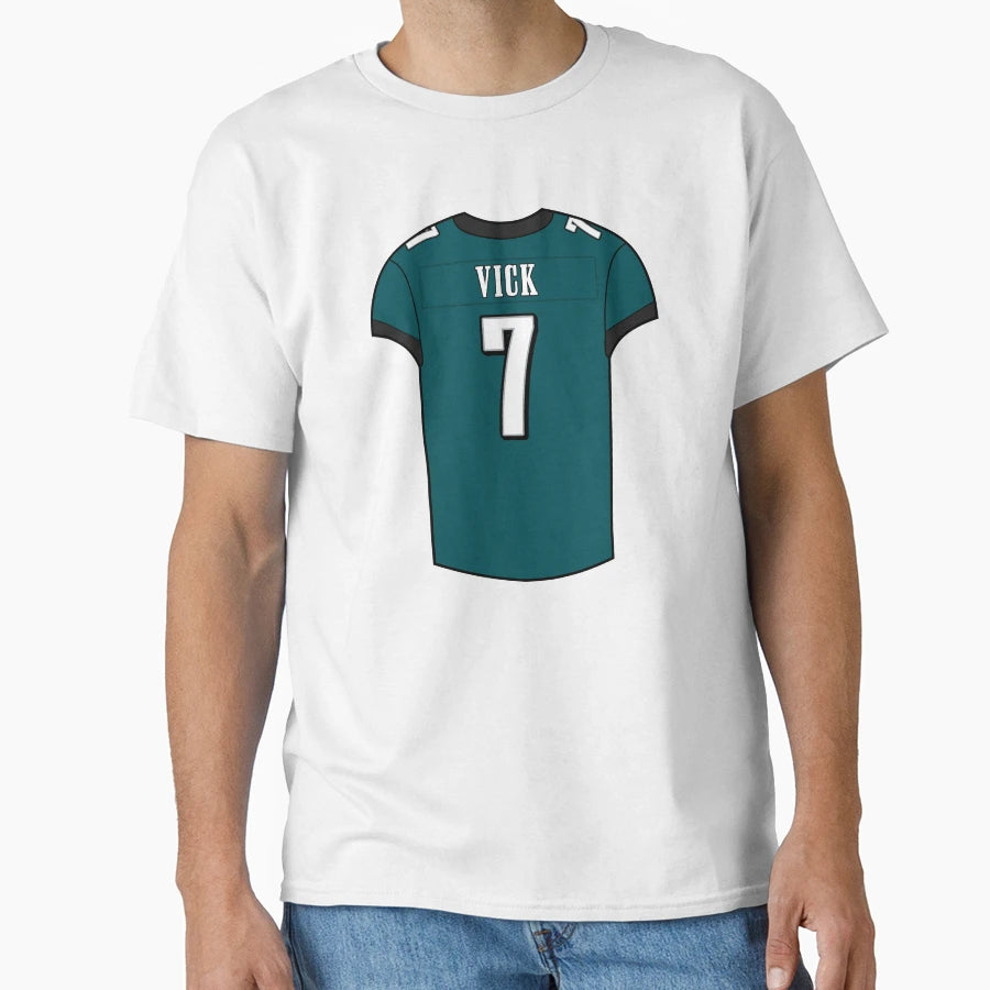 Michael Vick Home Jersey T-Shirt - Fun Novelty Design Unisex - T-Shirt, Sweatshirt, Hoodie