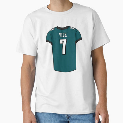 Michael Vick Home Jersey T-Shirt - Fun Novelty Design Unisex - T-Shirt, Sweatshirt, Hoodie