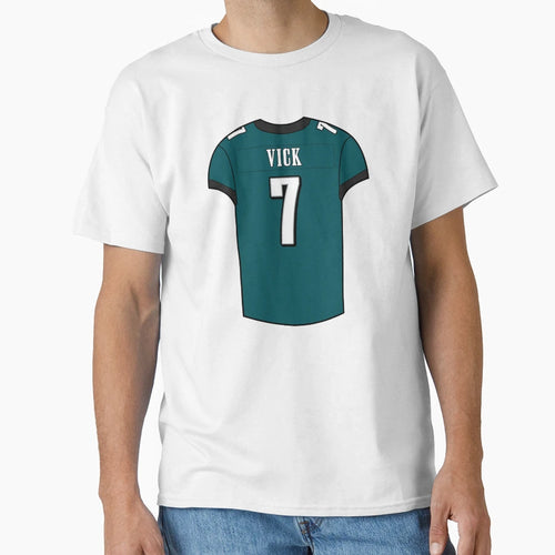 Michael Vick Home Jersey T-Shirt - Fun Novelty Design Unisex - T-Shirt, Sweatshirt, Hoodie