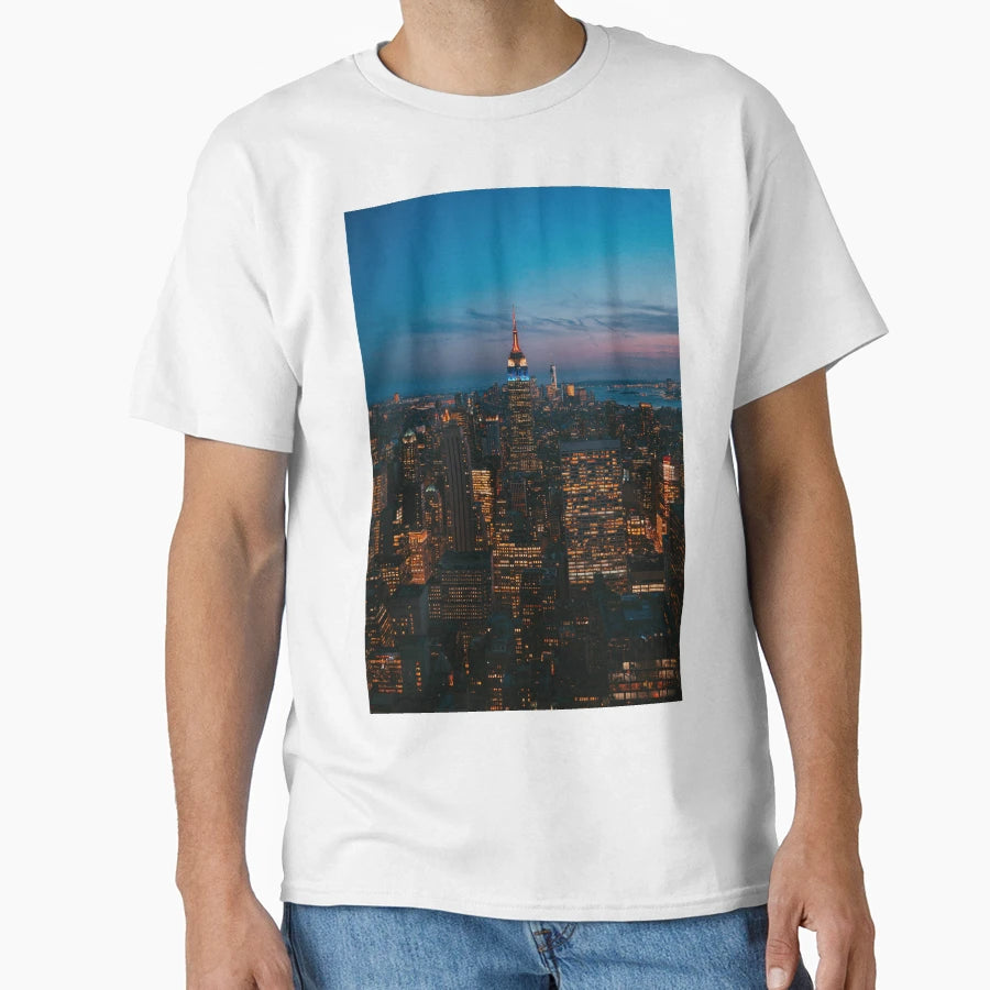 Nyc Night T-Shirt - Aesthetic Graphic Men Women - T-Shirt, Sweatshirt, Hoodie