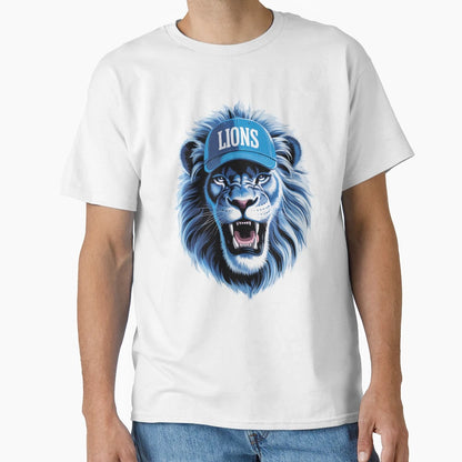 Lions Blue Eyes T-Shirt - Unique Graphic Unisex - T-Shirt, Sweatshirt, Hoodie