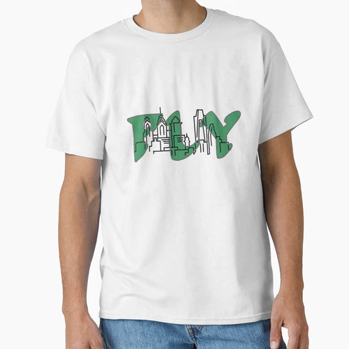 Fly Philly T-Shirt - Minimalist Print Men Women - T-Shirt, Sweatshirt, Hoodie