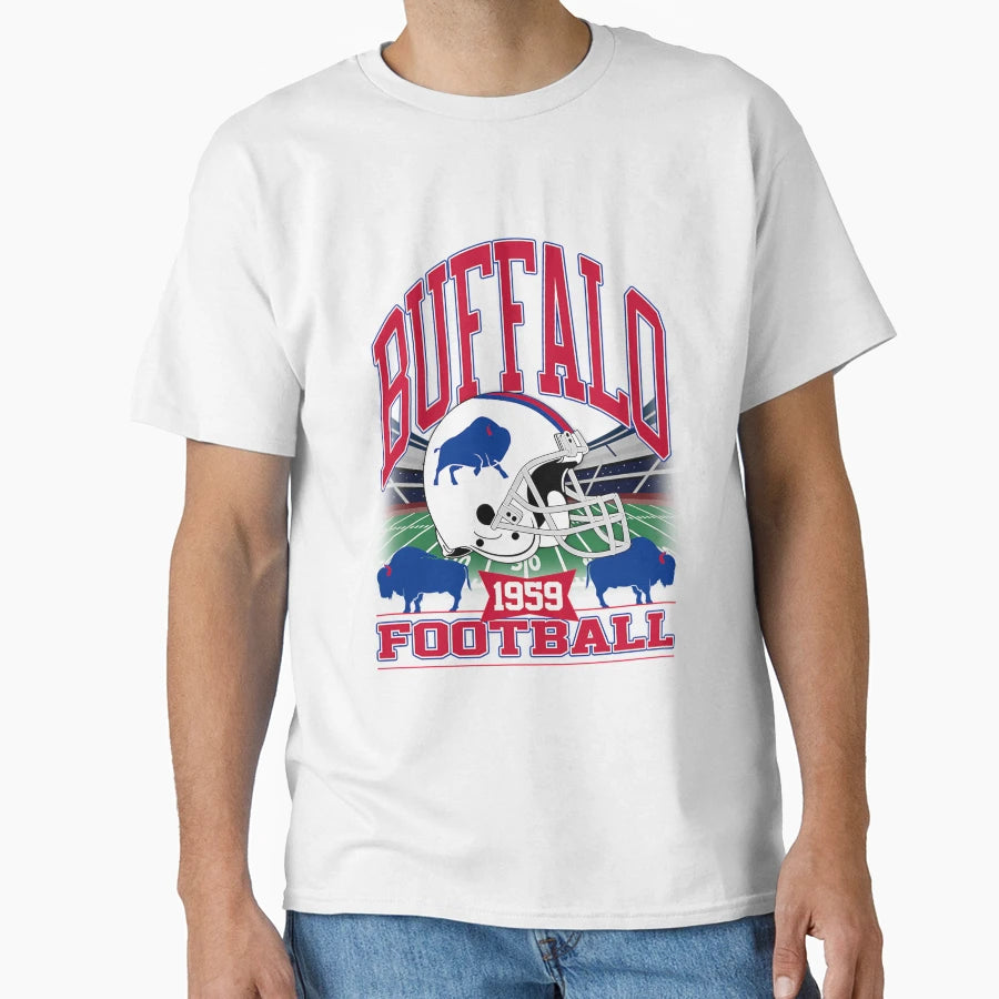 Buffalo Football Gridiron Legacy V2 T-Shirt - Trendy Graphic for Adults - T-Shirt, Sweatshirt, Hoodie