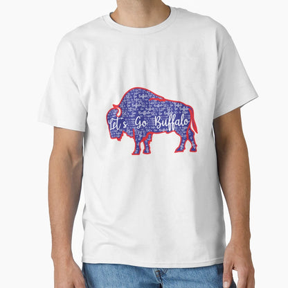 Lets Go Buffalo New York Buffalo T-Shirt - Minimalist Print Men Women - T-Shirt, Sweatshirt, Hoodie