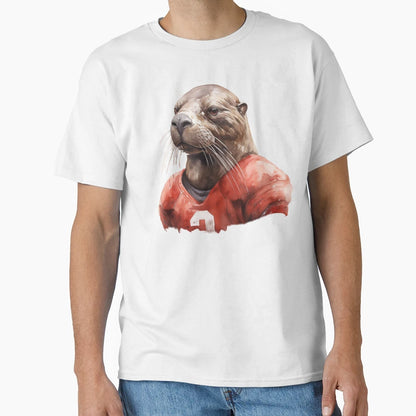Seal As American Football Player T-Shirt - Casual Everyday Wear Men Women - T-Shirt, Sweatshirt, Hoodie