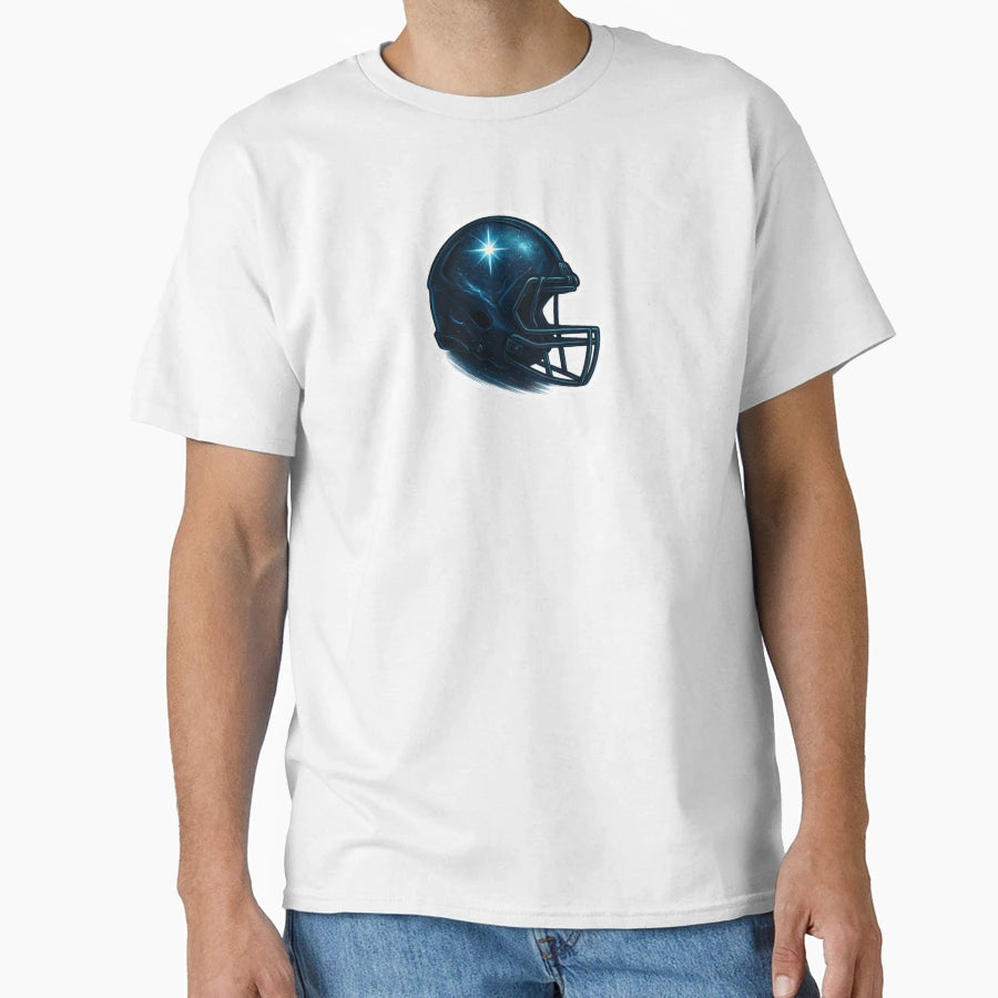 Celestial Gridiron Helmet T-Shirt - Casual Everyday Wear for Adults - T-Shirt, Sweatshirt, Hoodie