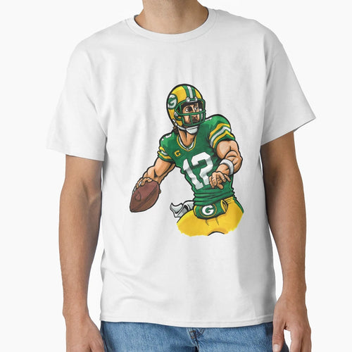 Rodgers Qb Yellow T-Shirt - Fun Novelty Design Unisex - T-Shirt, Sweatshirt, Hoodie