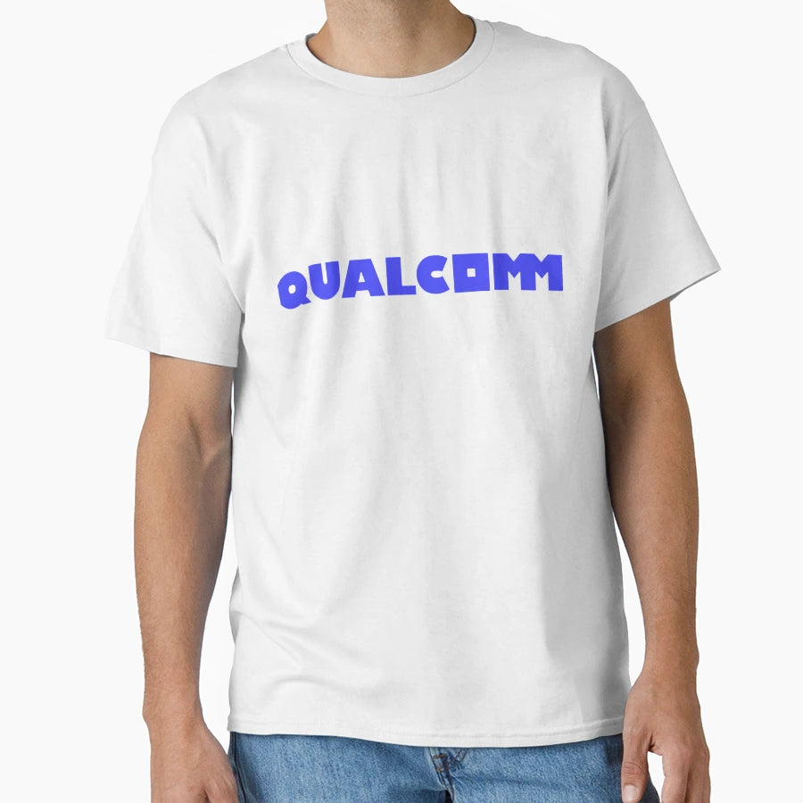 Qualcomm Logo T-Shirt - Aesthetic Graphic Men Women - T-Shirt, Sweatshirt, Hoodie