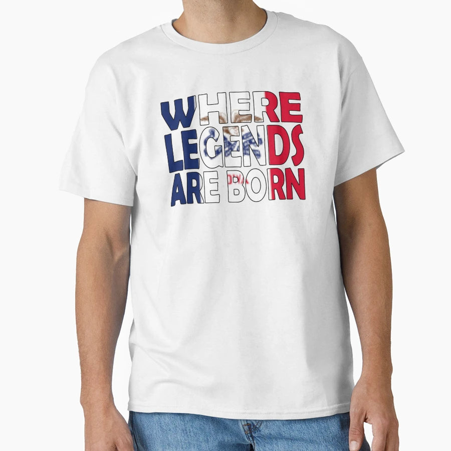 Iowa Flag Where Legends Are Born T-Shirt - Trendy Graphic Unisex - T-Shirt, Sweatshirt, Hoodie