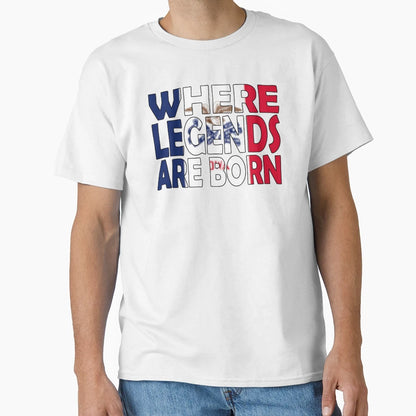 Iowa Flag Where Legends Are Born T-Shirt - Trendy Graphic Unisex - T-Shirt, Sweatshirt, Hoodie