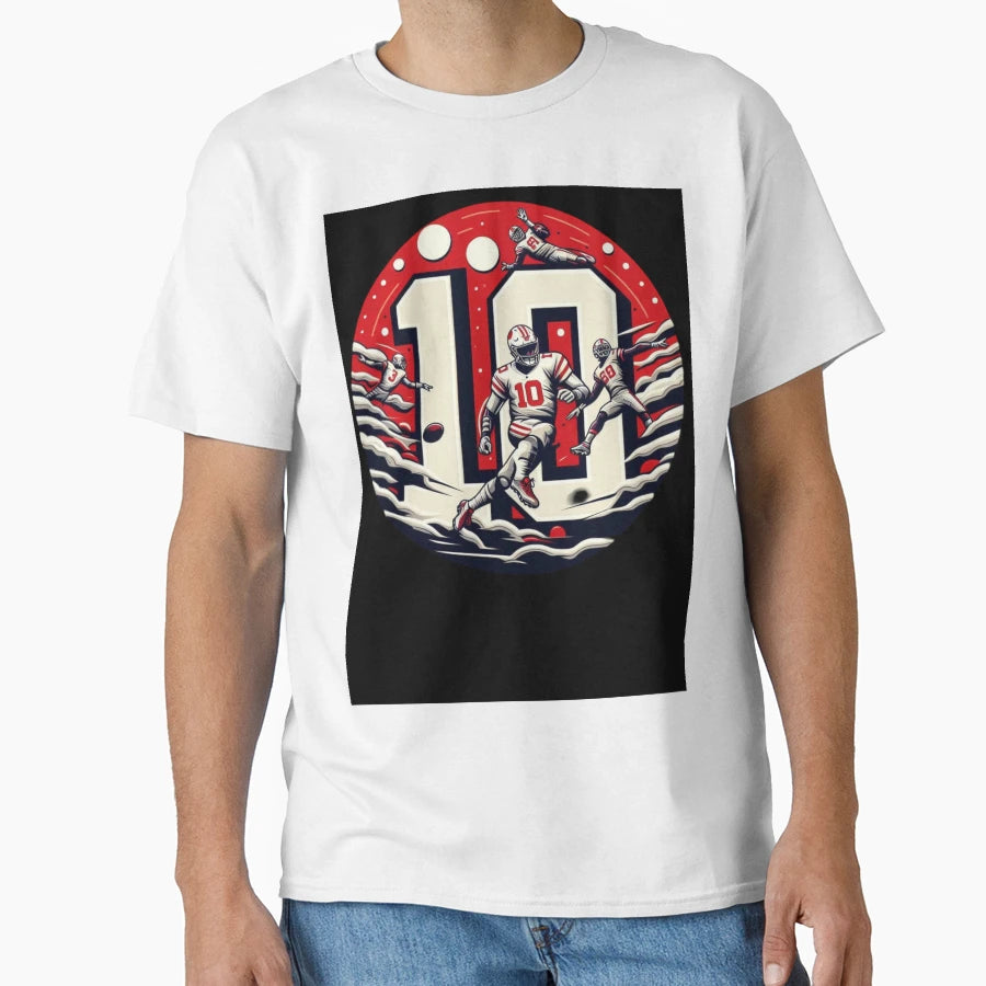 Ten Creative Number 10 T-Shirt - Custom Art Print for Adults - T-Shirt, Sweatshirt, Hoodie