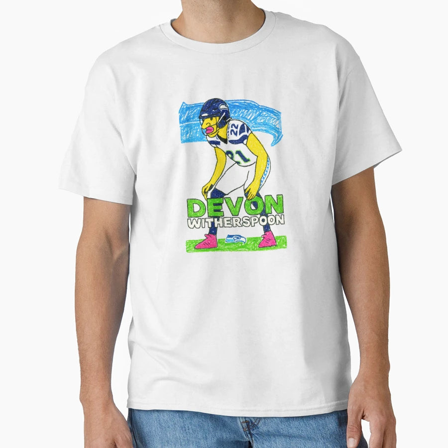 Devon Witherspoon T-Shirt - Graphic Print Unisex - T-Shirt, Sweatshirt, Hoodie