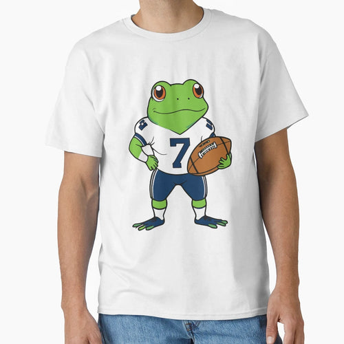 Football Player Frog T-Shirt - Fun Novelty Design Unisex - T-Shirt, Sweatshirt, Hoodie