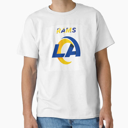 Rams Football T-Shirt - Minimalist Print Men Women - T-Shirt, Sweatshirt, Hoodie