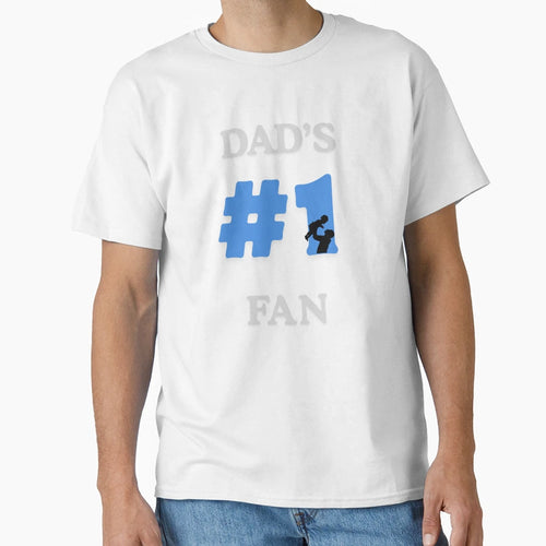 Dads 1 Fan Fathers Day Gift T-Shirt - Aesthetic Graphic Men Women - T-Shirt, Sweatshirt, Hoodie