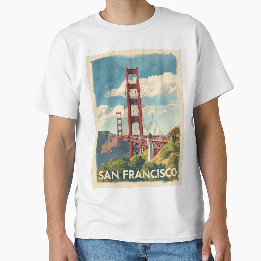 San Francisco California T-Shirt - Novelty Apparel Men Women - T-Shirt, Sweatshirt, Hoodie