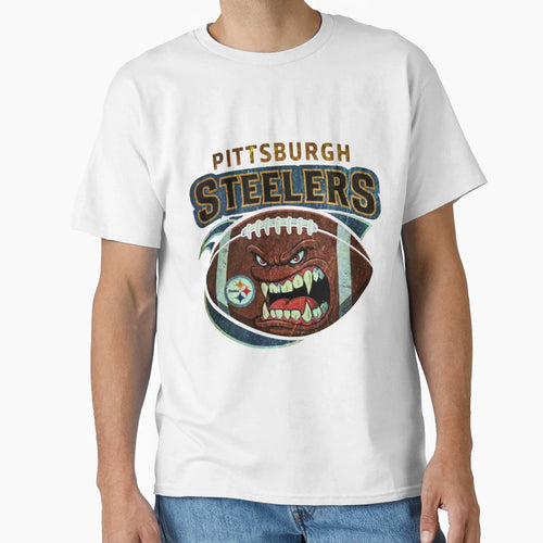 Black And Yellow Pittsburgh Fan T-Shirt - Aesthetic Graphic Unisex - T-Shirt, Sweatshirt, Hoodie