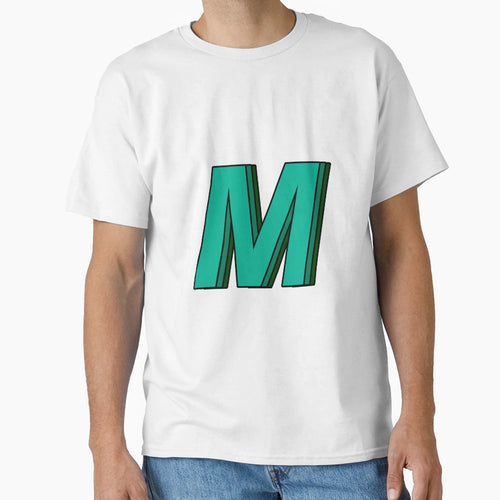 Green M T-Shirt - Graphic Print Unisex - T-Shirt, Sweatshirt, Hoodie