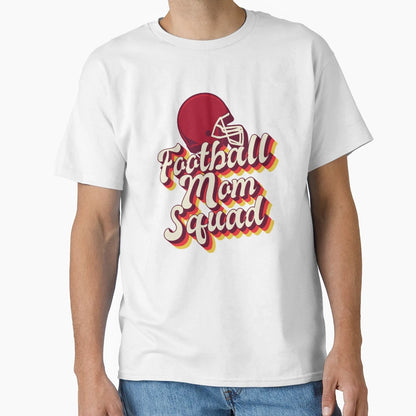 Football Mom Squad T-Shirt - Aesthetic Graphic Men Women - T-Shirt, Sweatshirt, Hoodie