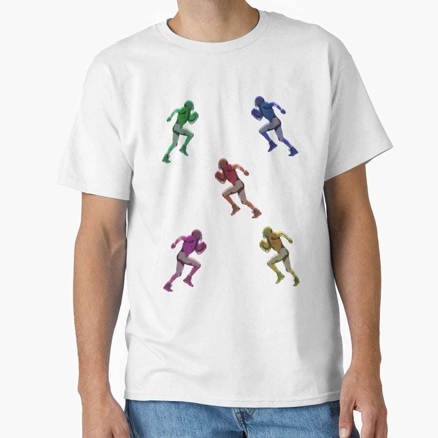 Football Players T-Shirt - Aesthetic Graphic for Adults - T-Shirt, Sweatshirt, Hoodie