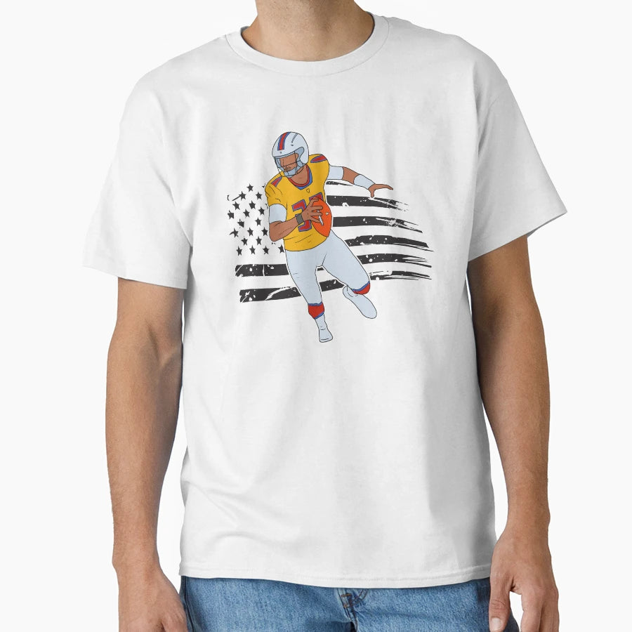 American Football Funny T-Shirt - Custom Art Print for Adults - T-Shirt, Sweatshirt, Hoodie