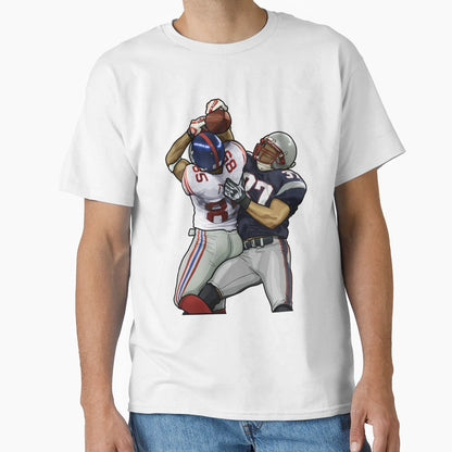 David Tyree Helmet Catch T-Shirt - Casual Everyday Wear for Adults - T-Shirt, Sweatshirt, Hoodie