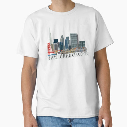 San Francisco T-Shirt - Trendy Graphic Unisex - T-Shirt, Sweatshirt, Hoodie