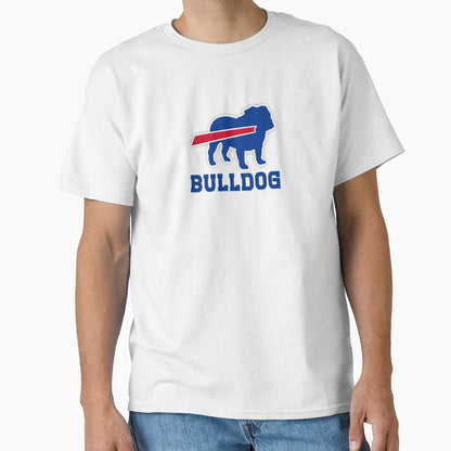 Buffalo Bills English Bulldog T-Shirt - Streetwear Style Men Women - T-Shirt, Sweatshirt, Hoodie