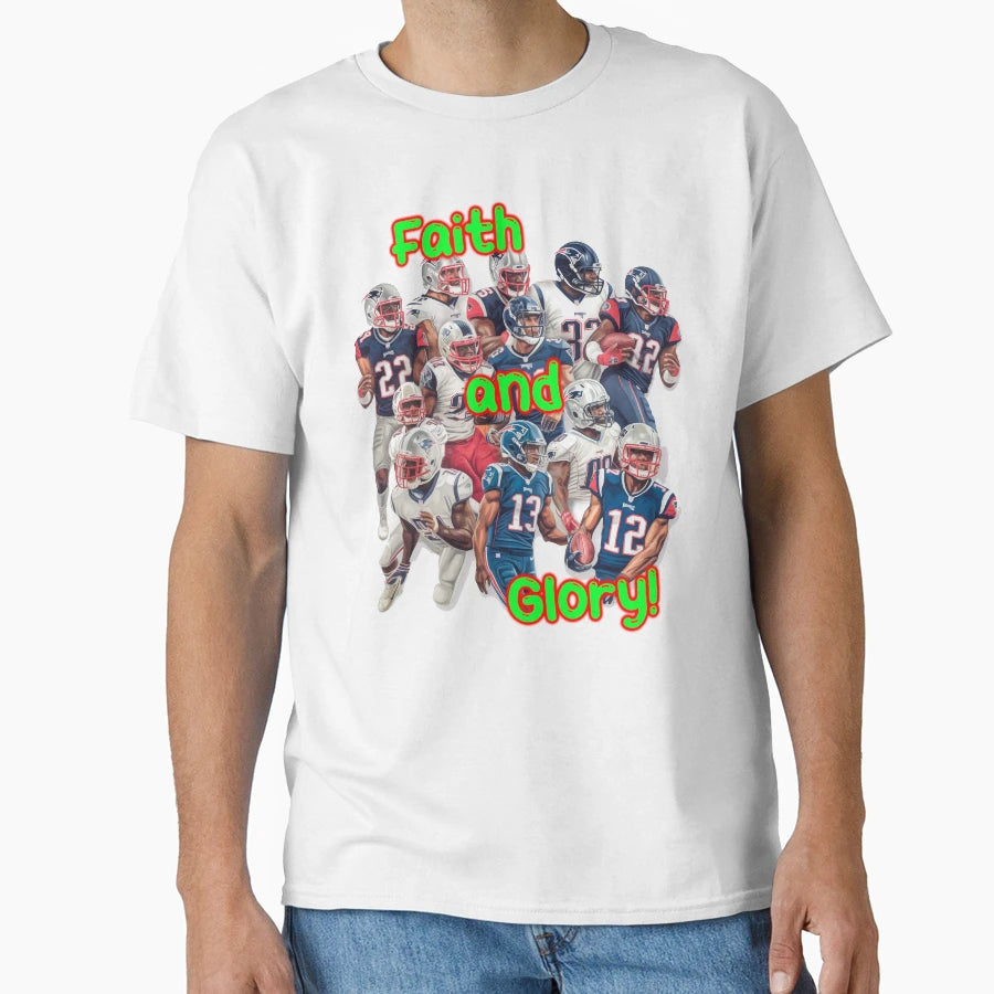 Faith And Glory T-Shirt - Minimalist Print for Adults - T-Shirt, Sweatshirt, Hoodie