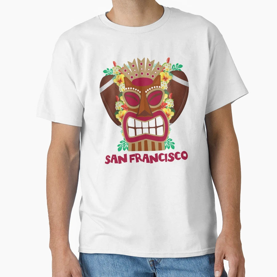 San Francisco Hawaiian Tropical Tiki T-Shirt - Graphic Print Men Women - T-Shirt, Sweatshirt, Hoodie