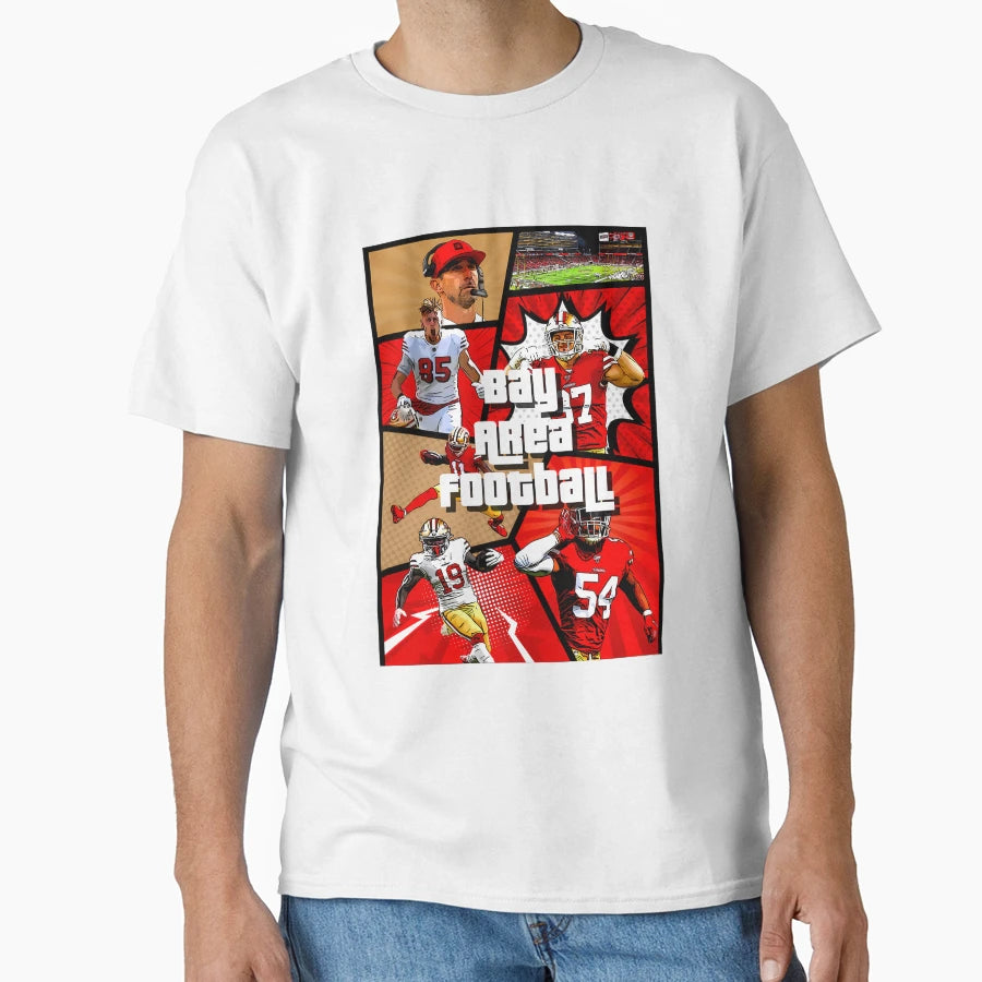 Bay Area Football T-Shirt - Streetwear Style Unisex - T-Shirt, Sweatshirt, Hoodie